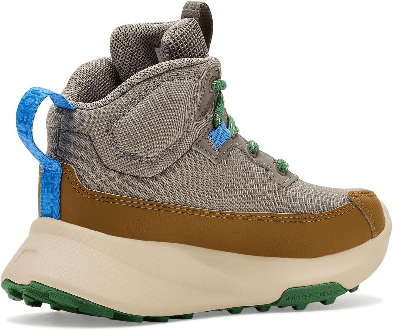 imageThe North Face unisexchild Fastpack II Hiker Mid Waterproof Hiking Shoe Highly Cushioned Abrasion ResistantStone SlabDimmed Algae