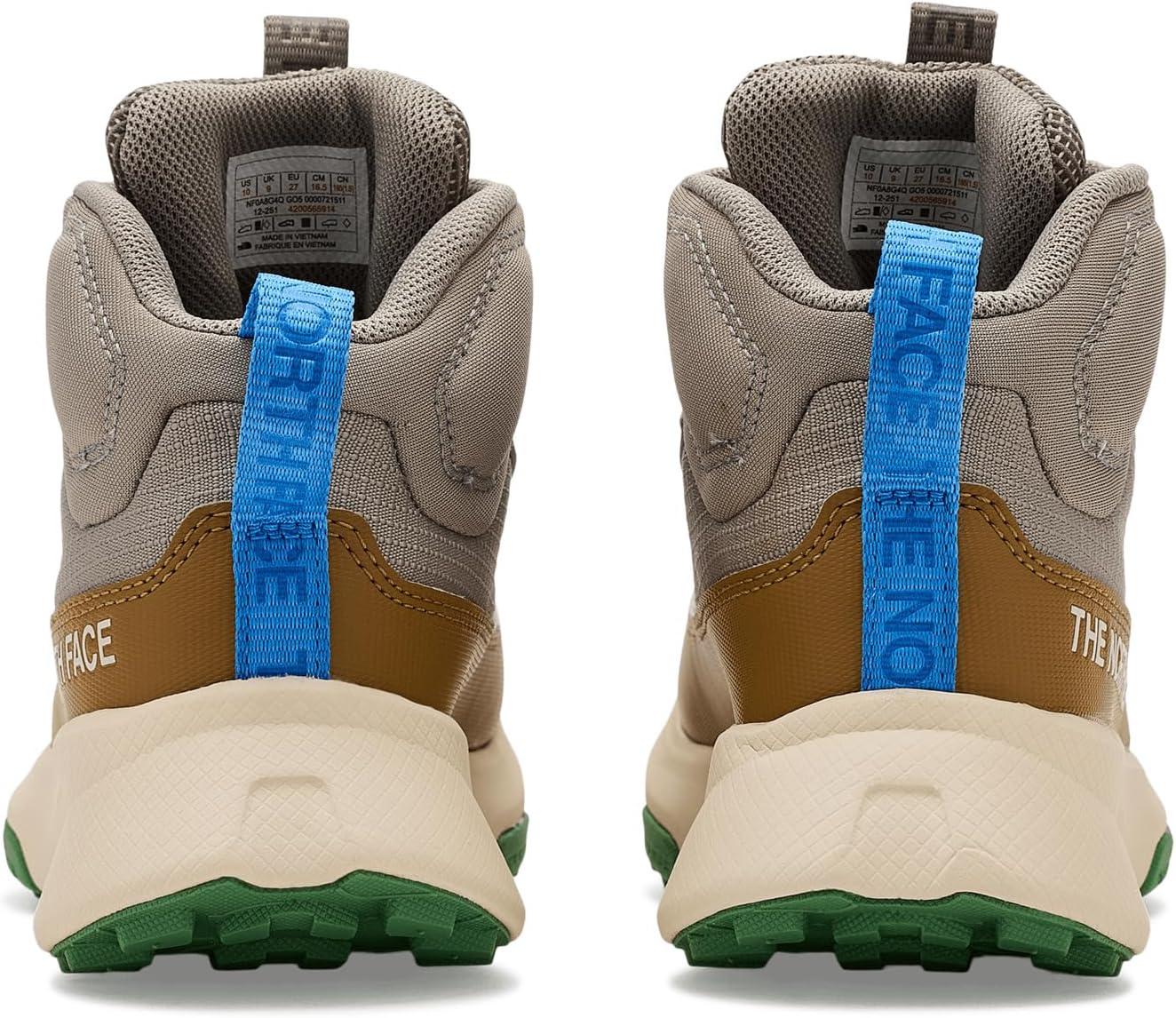 imageThe North Face unisexchild Fastpack II Hiker Mid Waterproof Hiking Shoe Highly Cushioned Abrasion ResistantStone SlabDimmed Algae