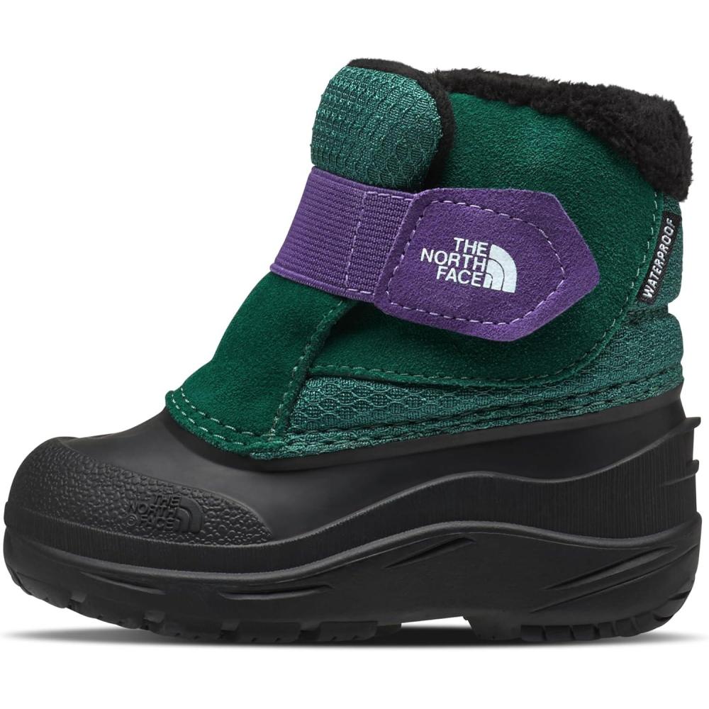 imageTHE NORTH FACE Kids Alpenglow II Insulated Snow Boot Waterproof Construction amp Durable Rubber OutsoleEvergreenPeak Purple