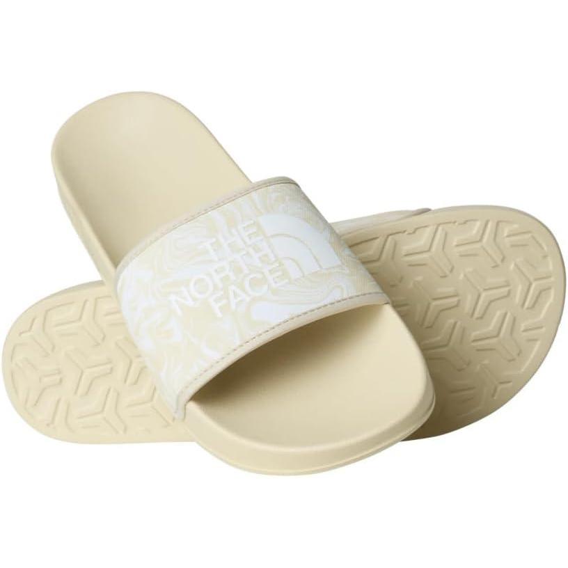 imageTHE NORTH FACE Mens Base Camp Slide III Sandal Highly Cushioned Durable TPU Strap amp Rubber OutsoleDesert StoneWhite Dune