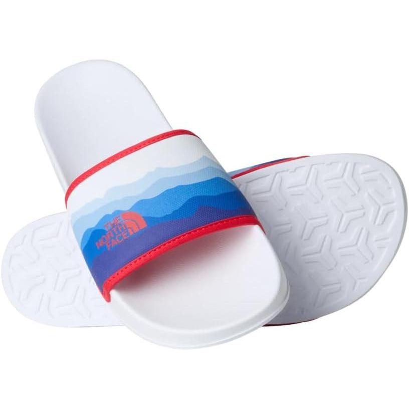 imageTHE NORTH FACE Mens Base Camp Slide III Sandal Highly Cushioned Durable TPU Strap amp Rubber OutsoleSky Scene PrintTnf White