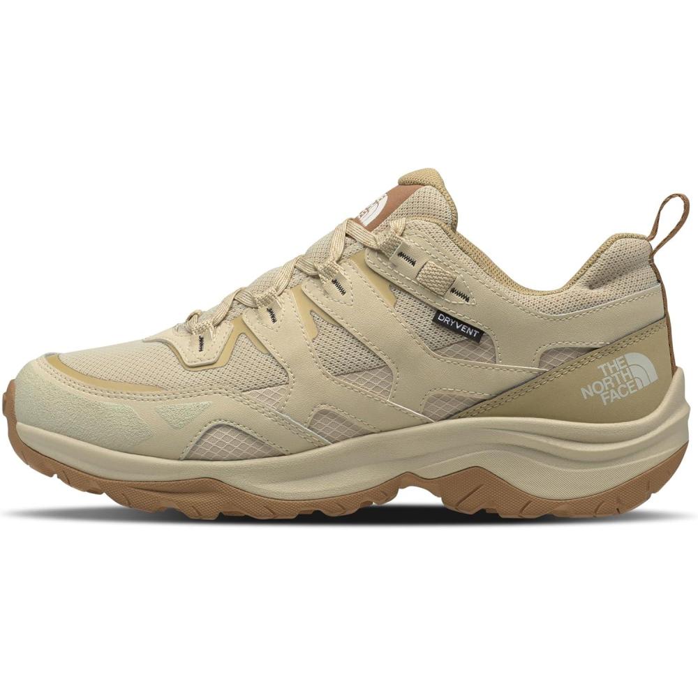 imageTHE NORTH FACE Mens Hedgehog 3 Waterproof Hiking Boot Ripstop Leather Upper Rubber OutsoleGravelKhaki Stone
