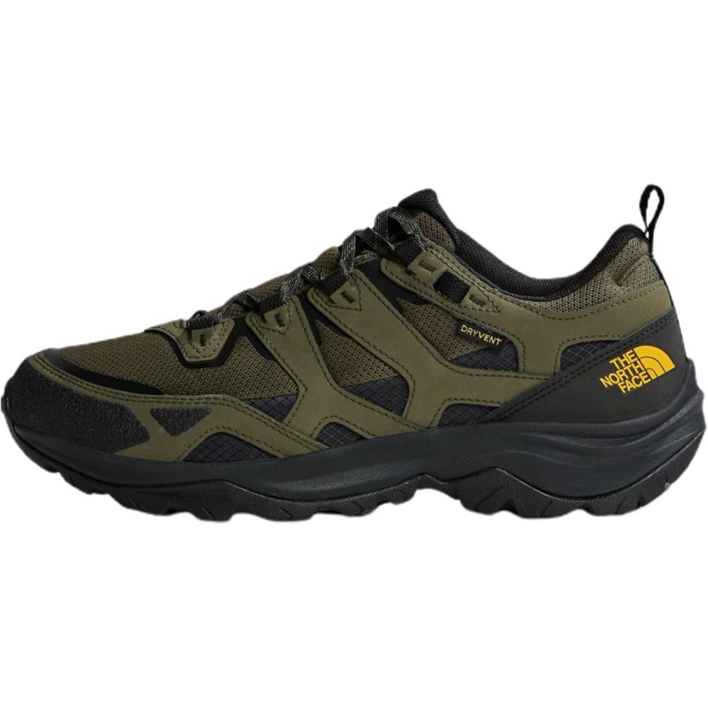 imageTHE NORTH FACE Mens Hedgehog 3 Waterproof Hiking Boot Ripstop Leather Upper Rubber OutsoleNew Taupe GreenTnf Black