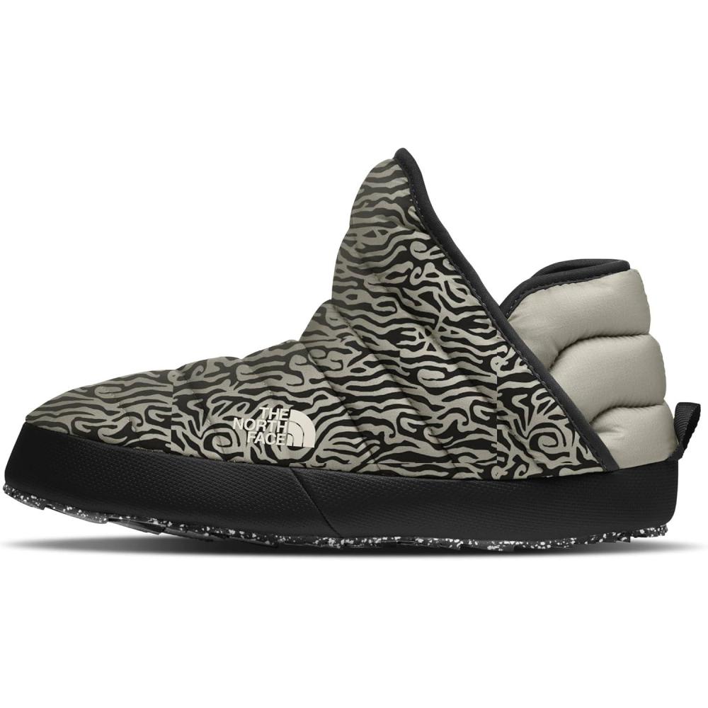 imageTHE NORTH FACE Womens Thermoball Traction Winter Bootie  Insulated amp Water Repellent Rubber OutsoleClay Grey Tnf Tiger Stripe PrintTnf Black