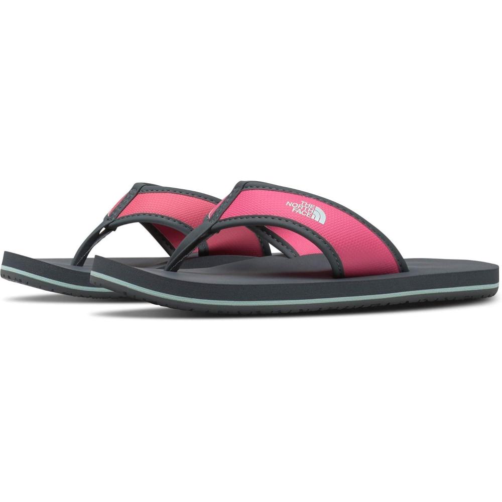 imageThe North Face Kids Base Camp FlipFlop ToddlerLittle KidBig KidPrim PinkVanadis Grey