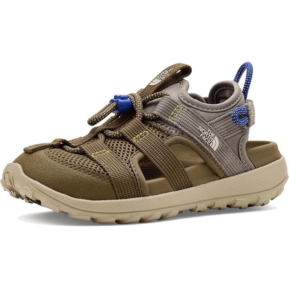 imageThe North Face Kids Explore Camp Shandal  Kids Hiking Sandal for Boys amp GirlsCedarTnf Blue