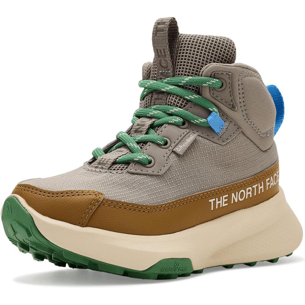 imageThe North Face unisexchild Fastpack II Hiker Mid Waterproof Hiking Shoe Highly Cushioned Abrasion ResistantStone SlabDimmed Algae