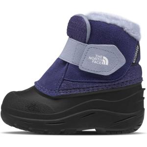 THE NORTH FACE Kids’ Alpenglow II Insulated Snow Boot | Waterproof Construction & Durable Rubber Outsole(Cave Blue/Tnf Black)