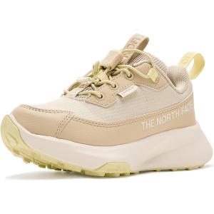 The North Face Kids’ Fastpack II Hiker Waterproof Hiking Shoe – Cushioned, Rubber Sole, Abrasion Resistant(Desert Stone/Lemon Mist)