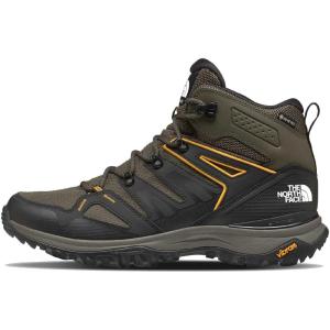 The North Face Men’s Hedgehog Mid Gore-tex Hiking Shoe – Waterproof, Cushioned, & Rubber Outsole(New Taupe Green/Tnf Black)