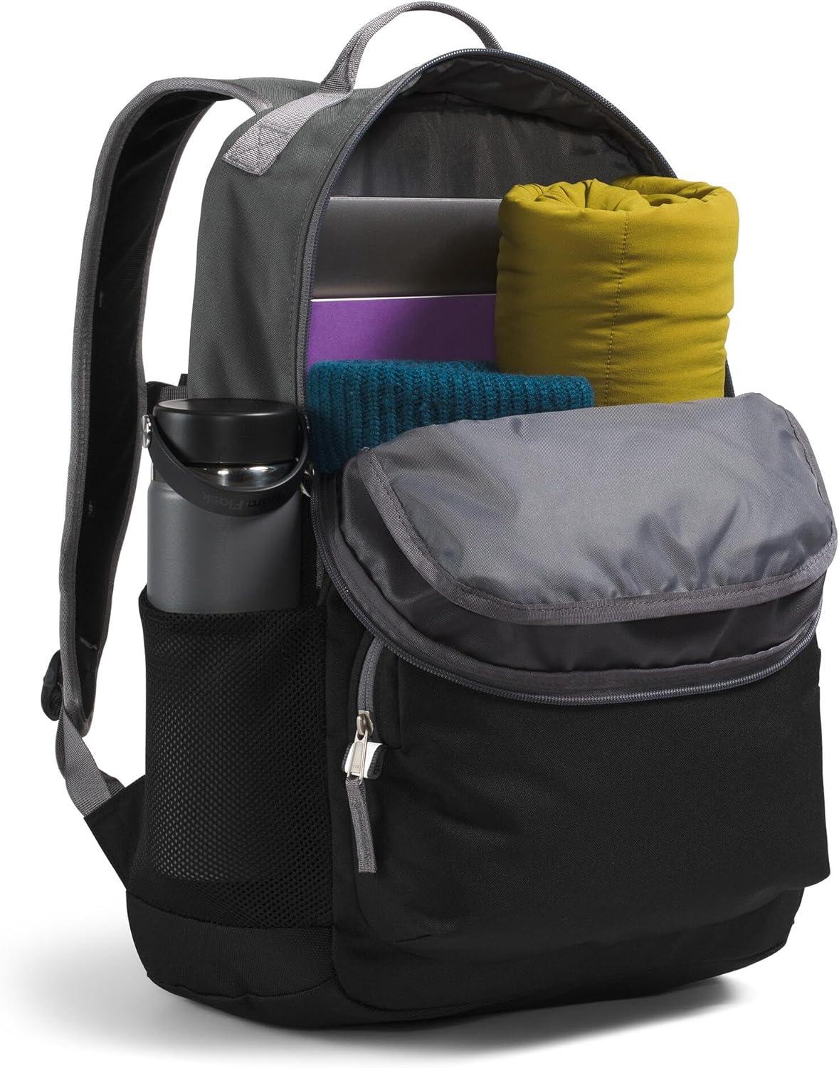 imageThe North Face Teen Chuckwalla Daypack Travel Backpack Laptop Sleeve Reflective Safety Details Adjustable Strap Anthracite GreyTNF Black One SizeAnthracite GreyTnf Black