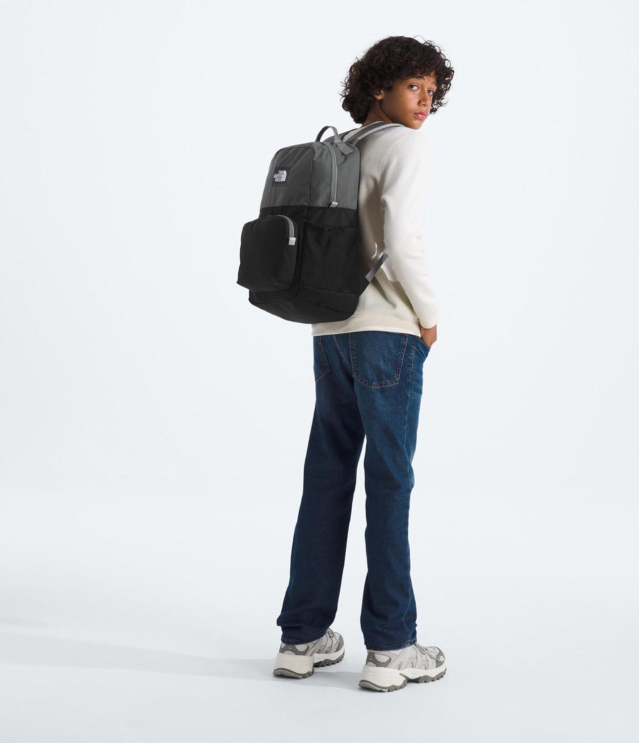 imageThe North Face Teen Chuckwalla Daypack Travel Backpack Laptop Sleeve Reflective Safety Details Adjustable Strap Anthracite GreyTNF Black One SizeAnthracite GreyTnf Black