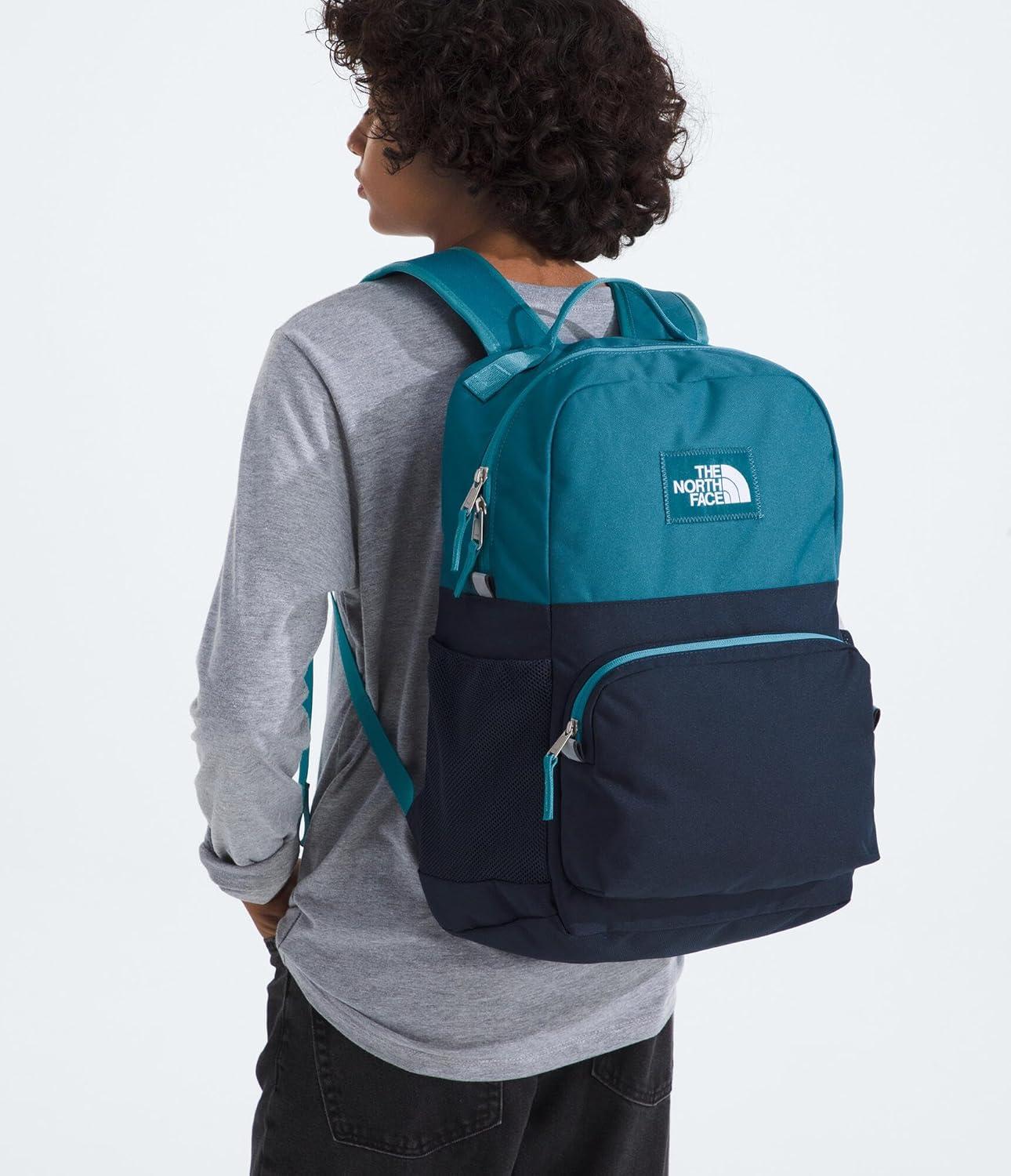 imageThe North Face Teen Chuckwalla Daypack Travel Backpack Laptop Sleeve Reflective Safety Details Adjustable Strap Anthracite GreyTNF Black One SizeDusk BlueSummit Navy