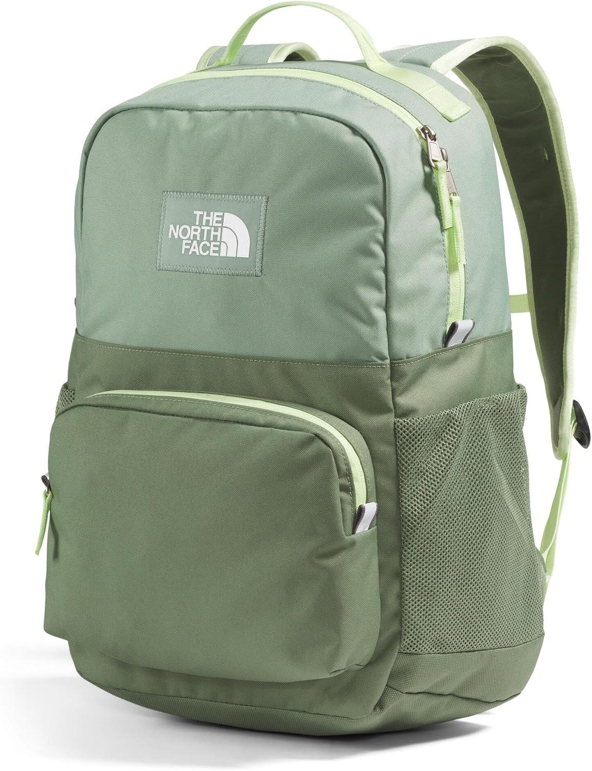imageThe North Face Teen Chuckwalla Daypack Travel Backpack Laptop Sleeve Reflective Safety Details Adjustable Strap Anthracite GreyTNF Black One SizeSlate MossBark Mist