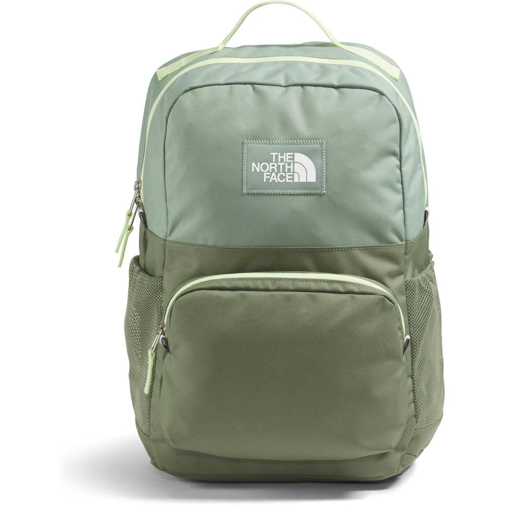 imageThe North Face Teen Chuckwalla Daypack  Travel Backpack Laptop Sleeve Reflective Safety Details Adjustable Strap Anthracite GreyTNF Black One SizeSlate MossBark Mist