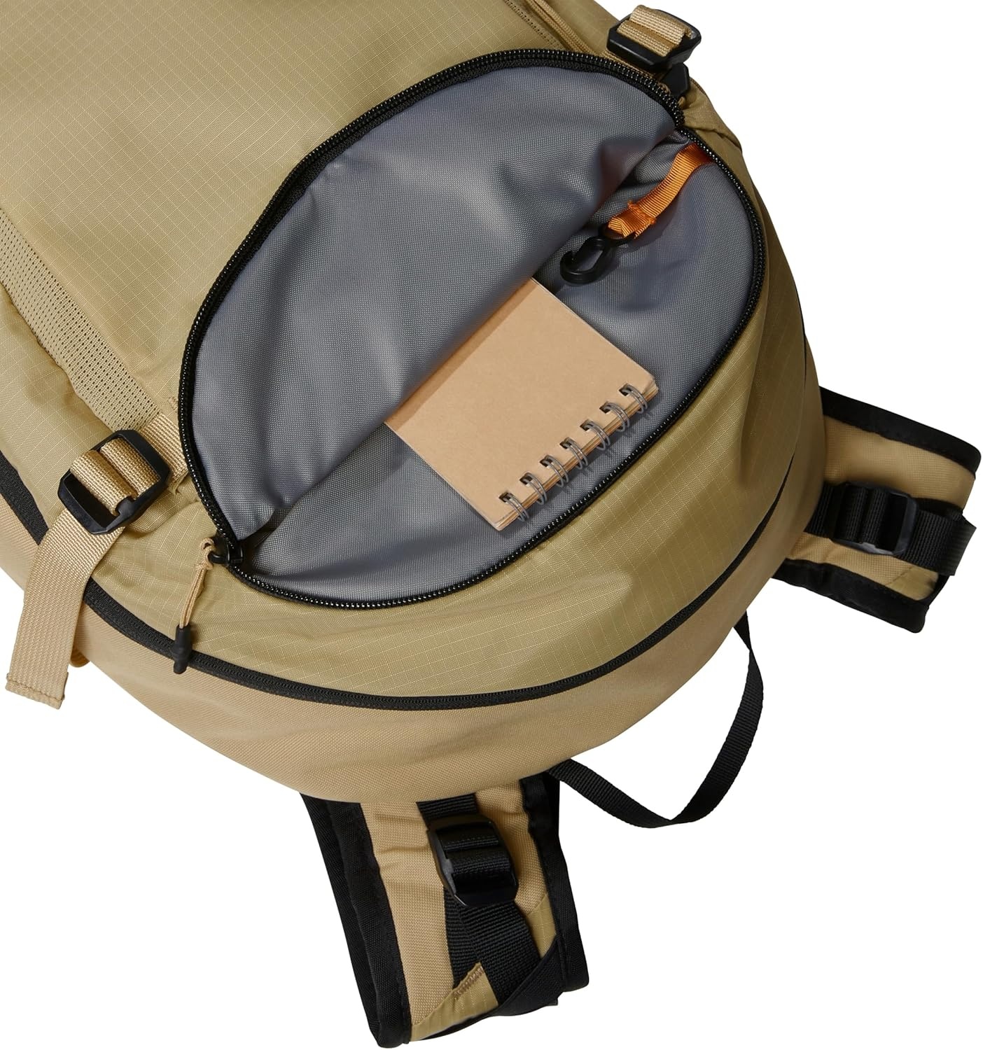 image:imageThe North Face Basin 24 Liter Technical Daypack with Rain Cover Unisex Hiking Pole Attachment Compression Straps Estate BlueTNF Blue One SizeKhaki StoneDesert Rust