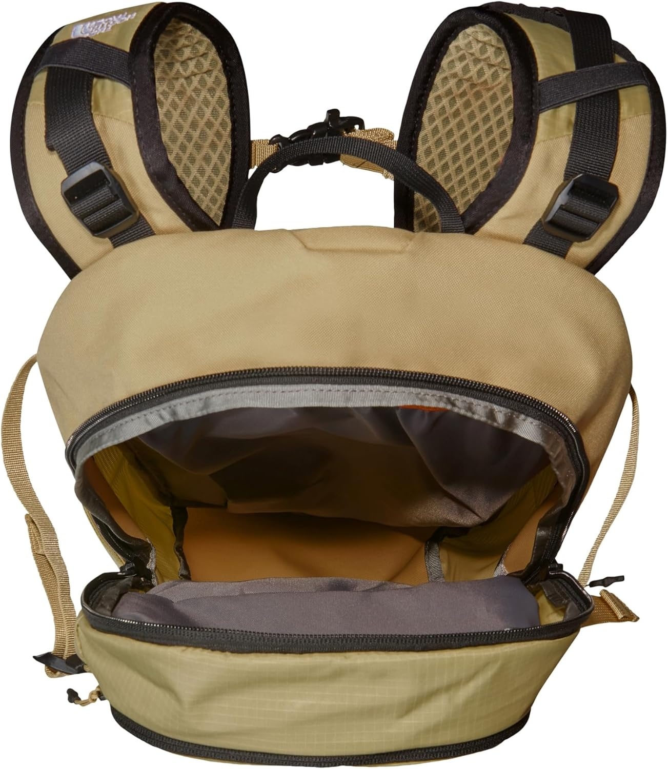 image:imageThe North Face Basin 24 Liter Technical Daypack with Rain Cover Unisex Hiking Pole Attachment Compression Straps Estate BlueTNF Blue One SizeKhaki StoneDesert Rust