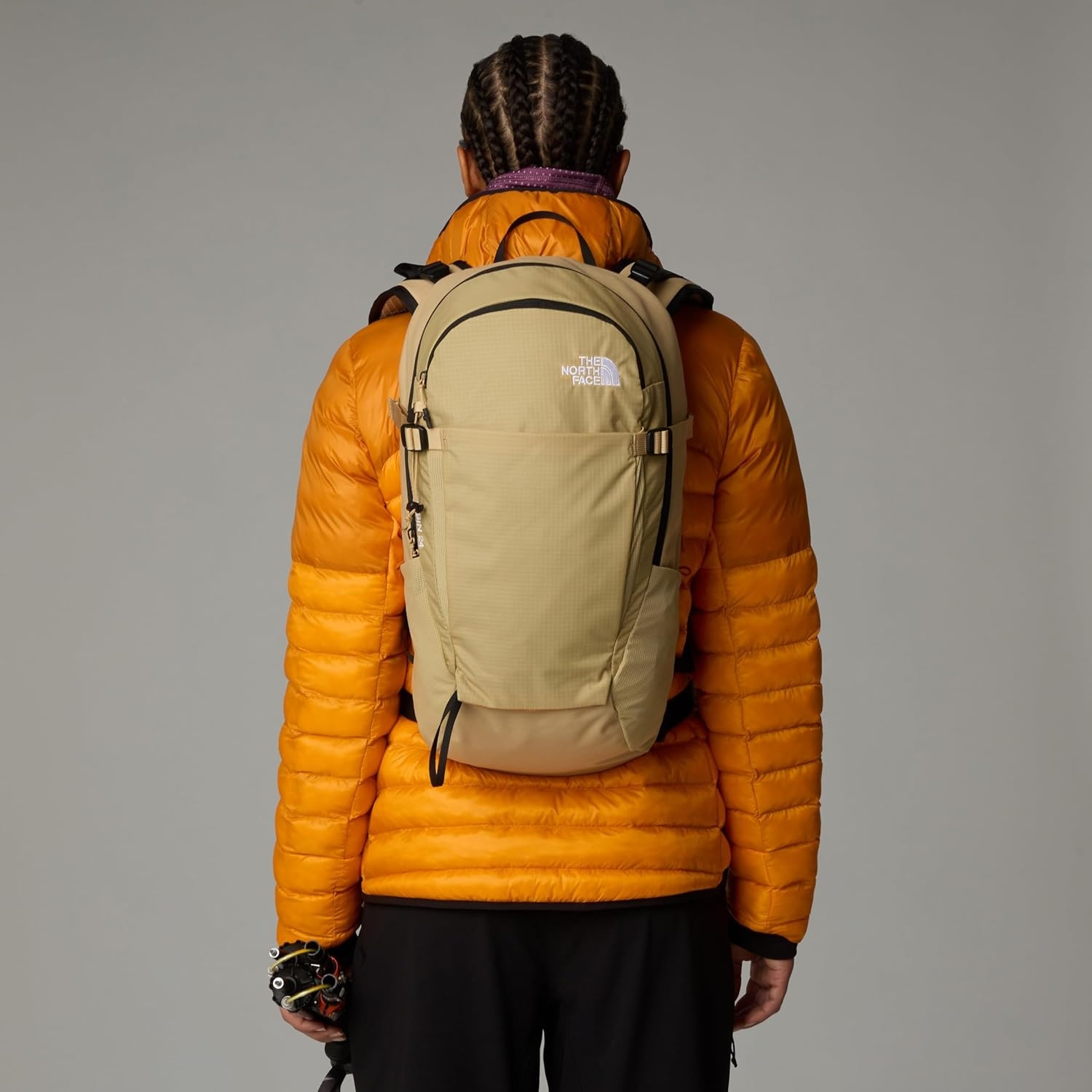 image:imageThe North Face Basin 24 Liter Technical Daypack with Rain Cover Unisex Hiking Pole Attachment Compression Straps Estate BlueTNF Blue One SizeKhaki StoneDesert Rust