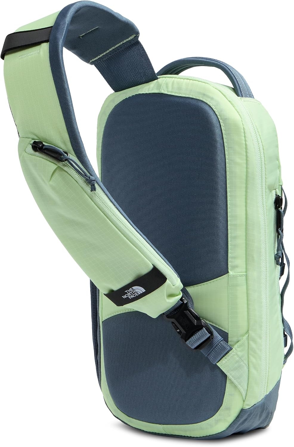 image:imageTHE NORTH FACE Borealis SIing Bag Crossbody Adjustable Strap Water Repellent Finish Multiple Compartments Tablet SleeveCalcified LimeGranite Grey