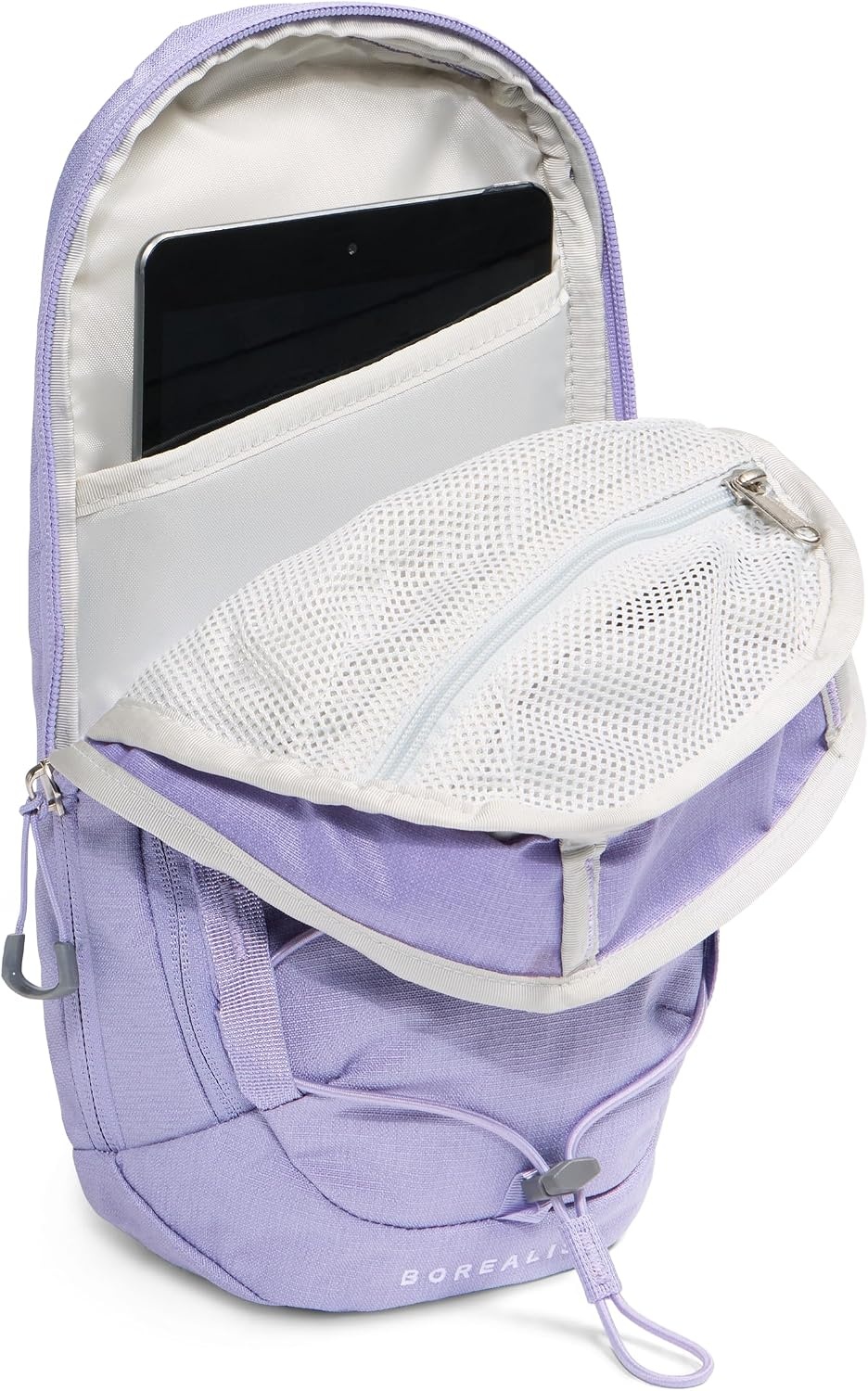 image:imageTHE NORTH FACE Borealis SIing Bag Crossbody Adjustable Strap Water Repellent Finish Multiple Compartments Tablet SleevePale Plum Light HeatherPale Plum