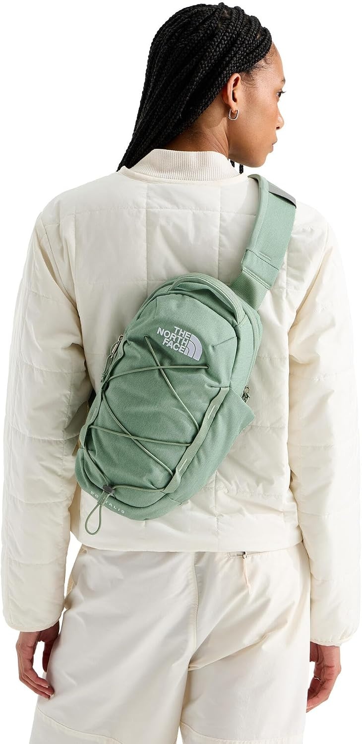 image:imageTHE NORTH FACE Borealis SIing Bag Crossbody Adjustable Strap Water Repellent Finish Multiple Compartments Tablet SleeveSlate Moss Dark HeatherSlate Moss