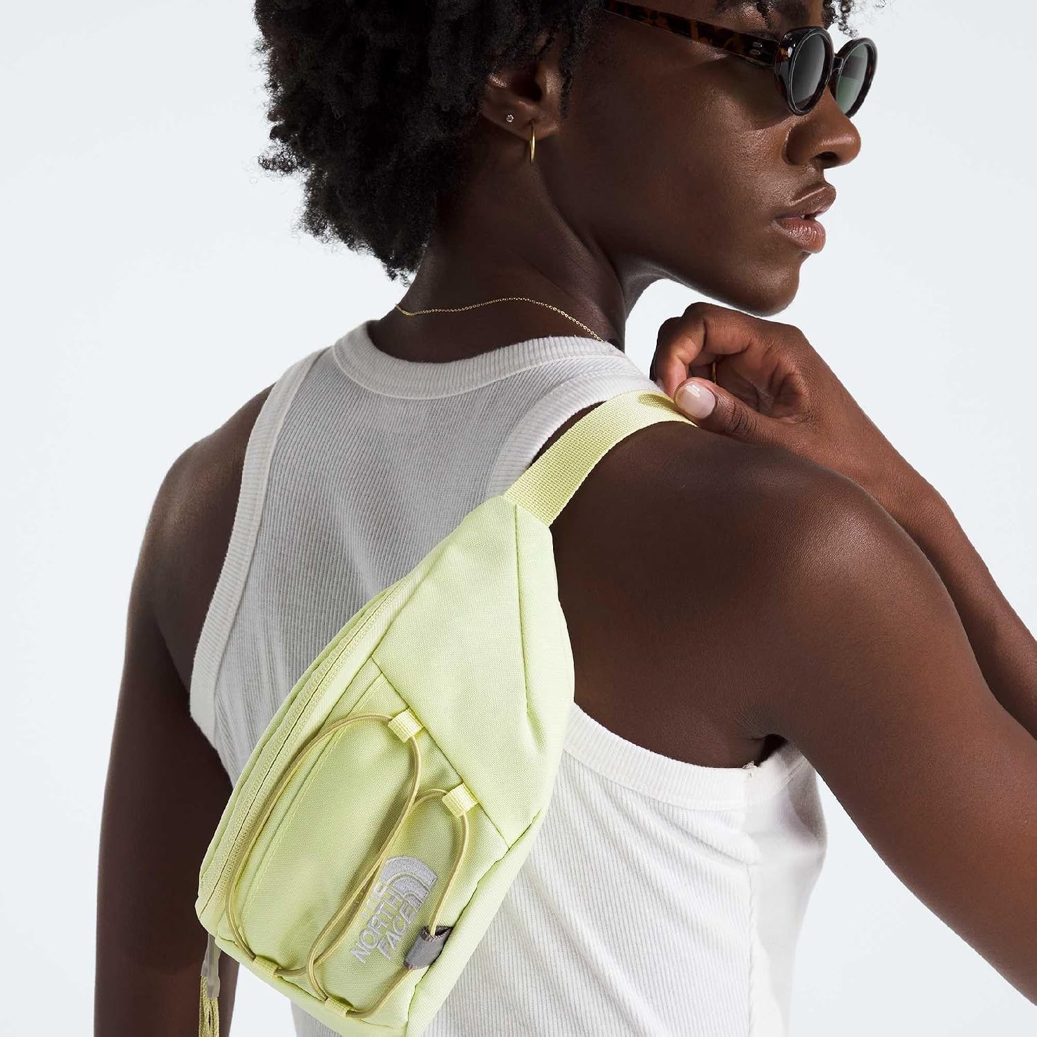 image:imageTHE NORTH FACE Jester Lumbar Pack Fanny Pack With Water Repellent Finish 22 Liters Crossbody Adjustable StrapLemon MistPear