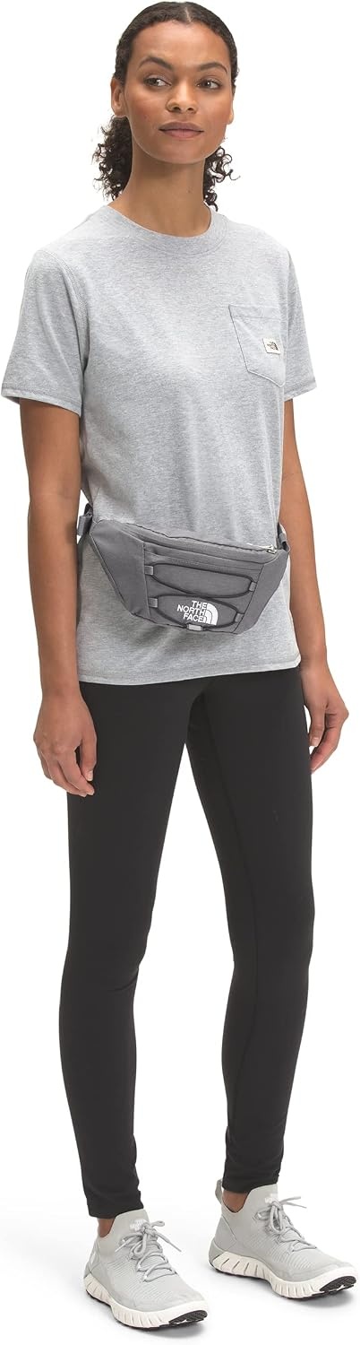 image:imageTHE NORTH FACE Jester Lumbar Pack Fanny Pack With Water Repellent Finish 22 Liters Crossbody Adjustable StrapZinc Grey Dark HeatherAsphalt Grey