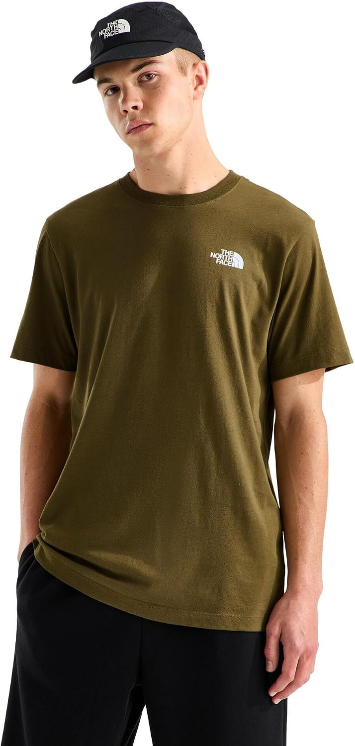 image:imageTHE NORTH FACE Mens Core Box NSE Short Sleeve Tee Branded Tshirt With a Ribbed CollarCaraway Seed