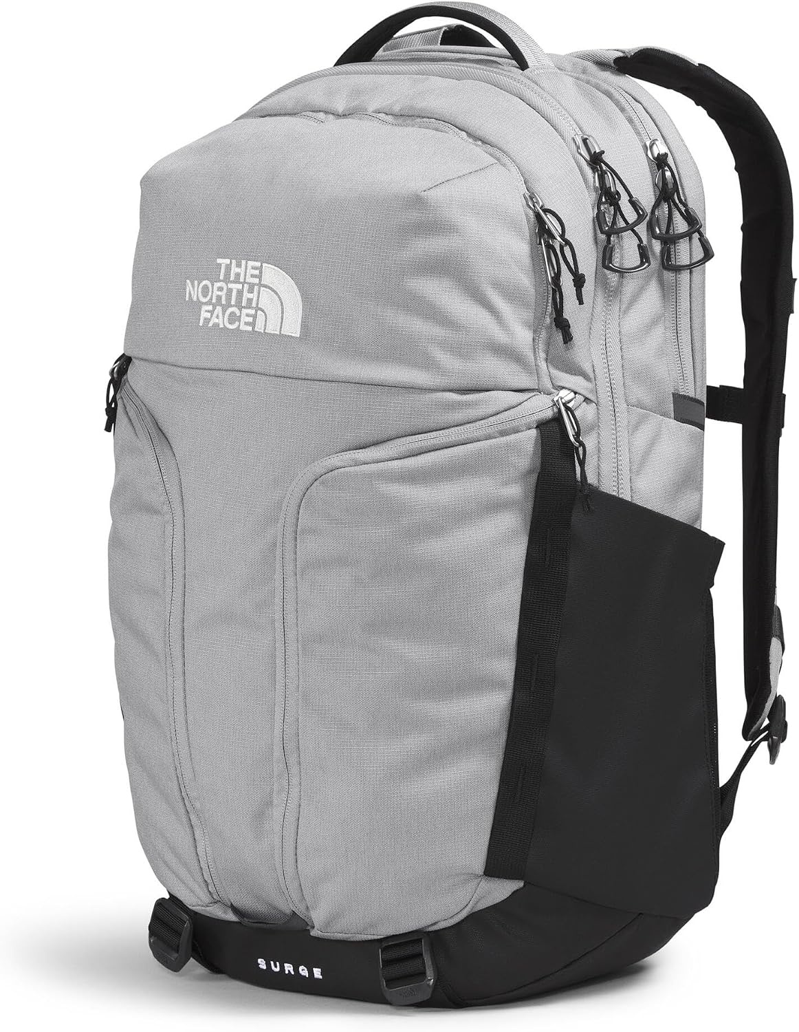 image:imageTHE NORTH FACE Surge Commuter Laptop Backpack Daypack With Water Repellent Finish 16 Laptop Sleeve Reflective DetailsMeld Grey Dark HeatherTnf Blacknpf