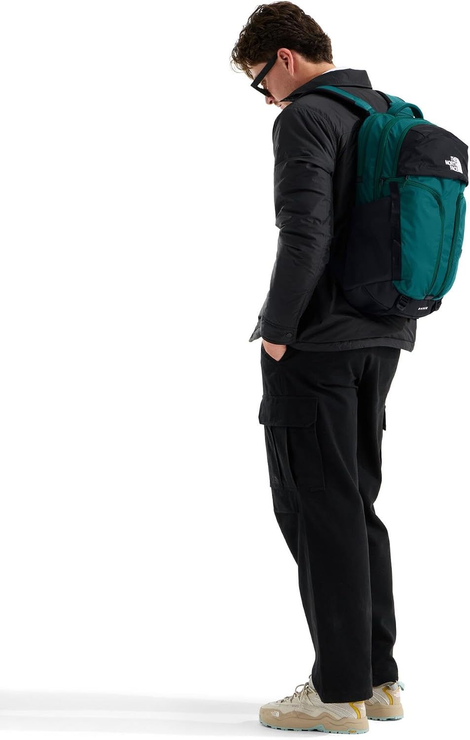 image:imageTHE NORTH FACE Surge Commuter Laptop Backpack Daypack With Water Repellent Finish 16 Laptop Sleeve Reflective DetailsPacific TealTnf Black