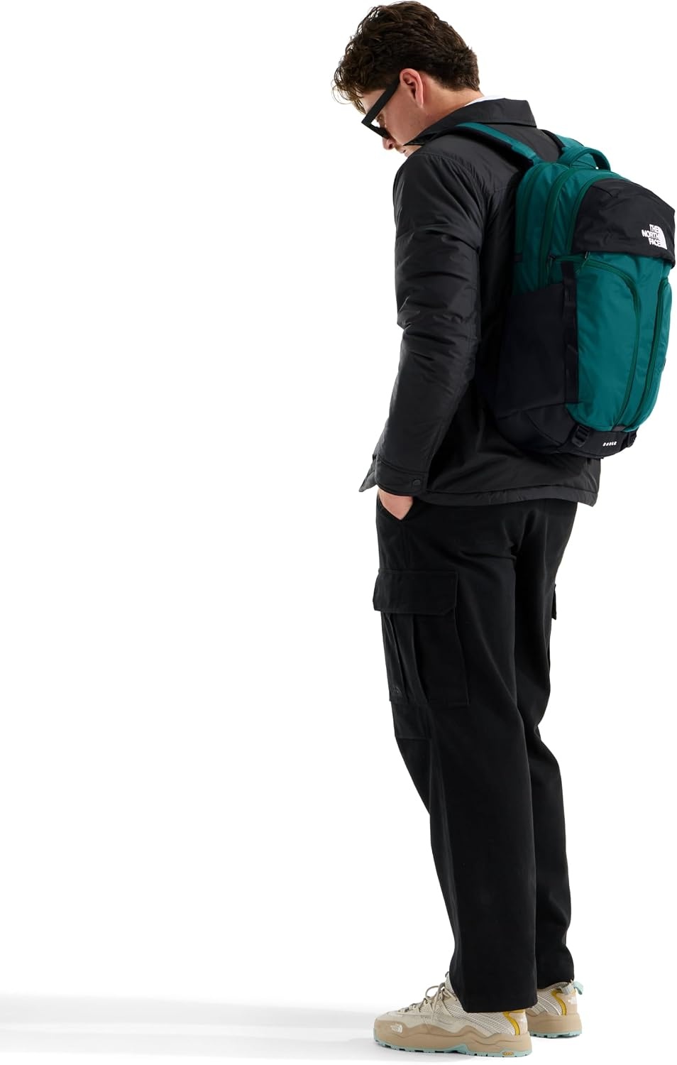 image:imageTHE NORTH FACE Surge Commuter Laptop Backpack Daypack With Water Repellent Finish 16 Laptop Sleeve Reflective DetailsPacific TealTnf Black