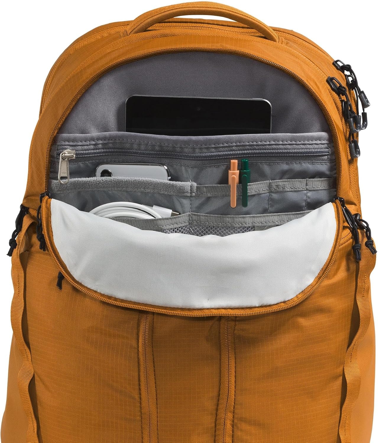 image:imageTHE NORTH FACE Surge Commuter Laptop Backpack Daypack With Water Repellent Finish 16 Laptop Sleeve Reflective DetailsTimber Tan