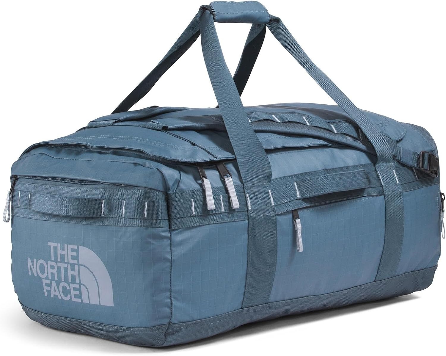 image:imageTHE North FACE Mens Base Camp Voyager 62L DuffelGranite GreyFrost Grey