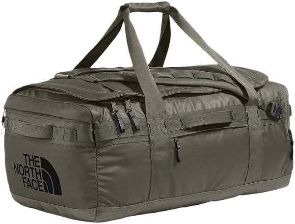 image:imageTHE North FACE Mens Base Camp Voyager 62L DuffelNew Taupe GreenTNF BlackNPF