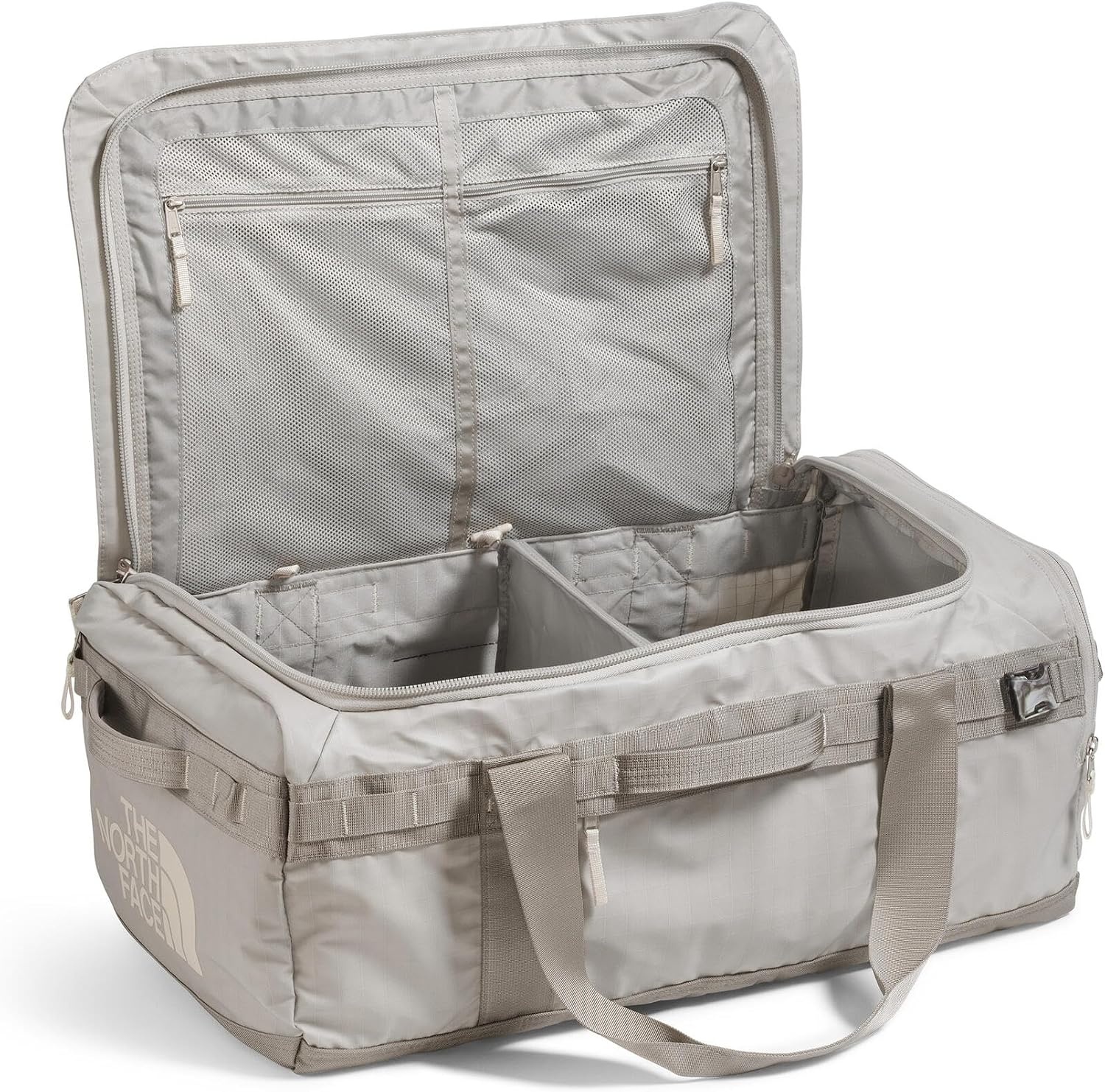 image:imageTHE North FACE Mens Base Camp Voyager 62L DuffelSoapstoneStone Slab