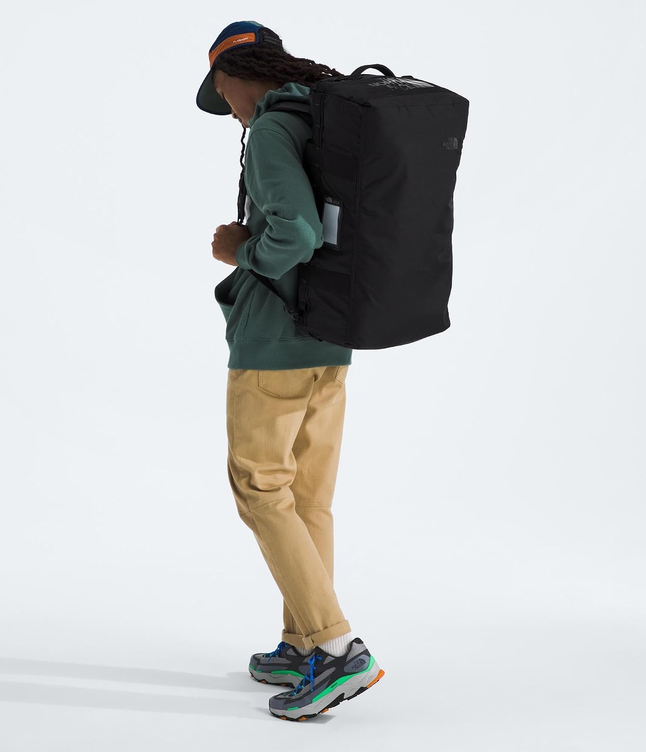 image:imageTHE North FACE Mens Base Camp Voyager 62L DuffelTNF BlackAsphalt Grey