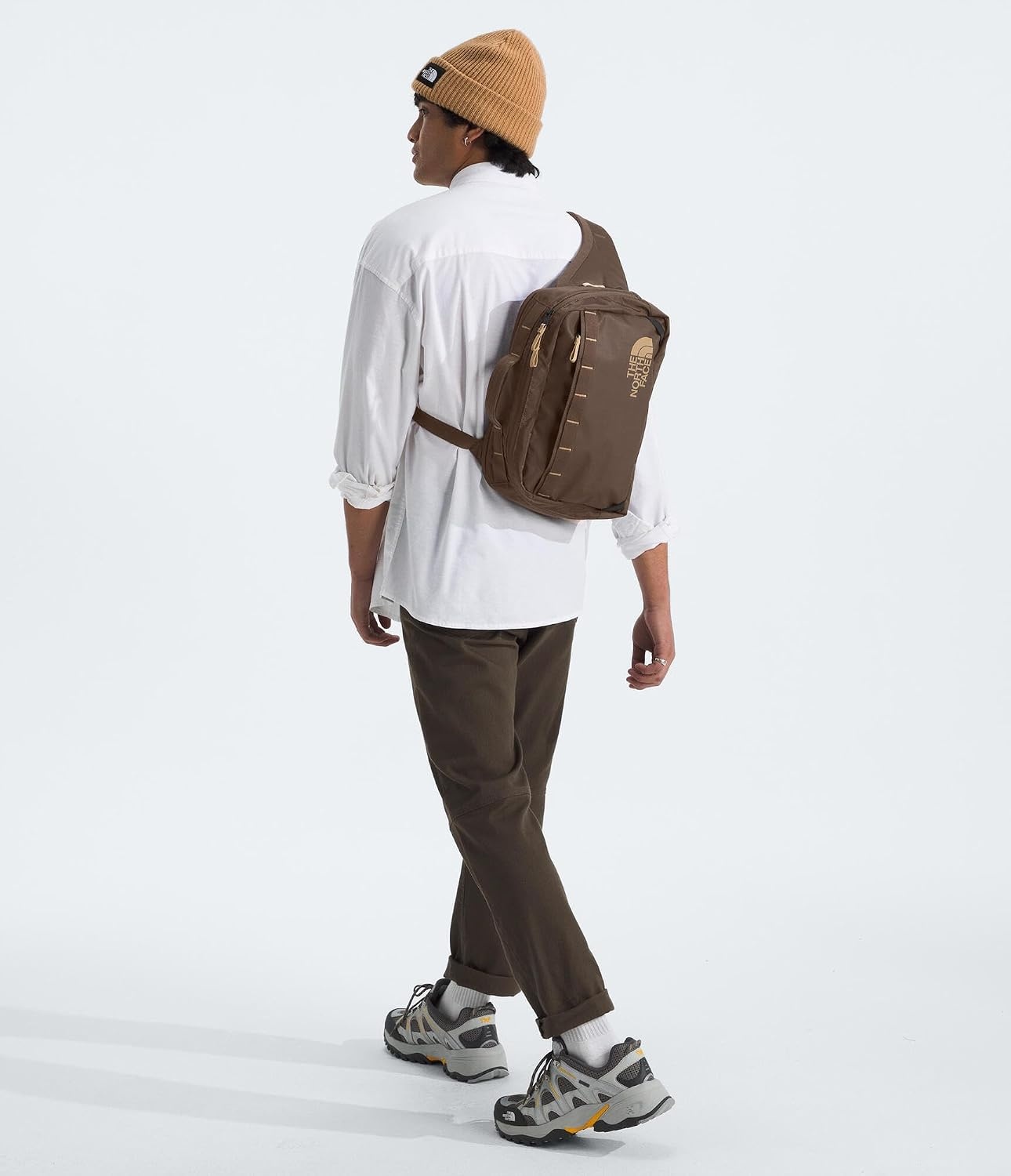 image:imageThe North Face Base Camp Voyager SlingSmokey BrownKhaki Stone