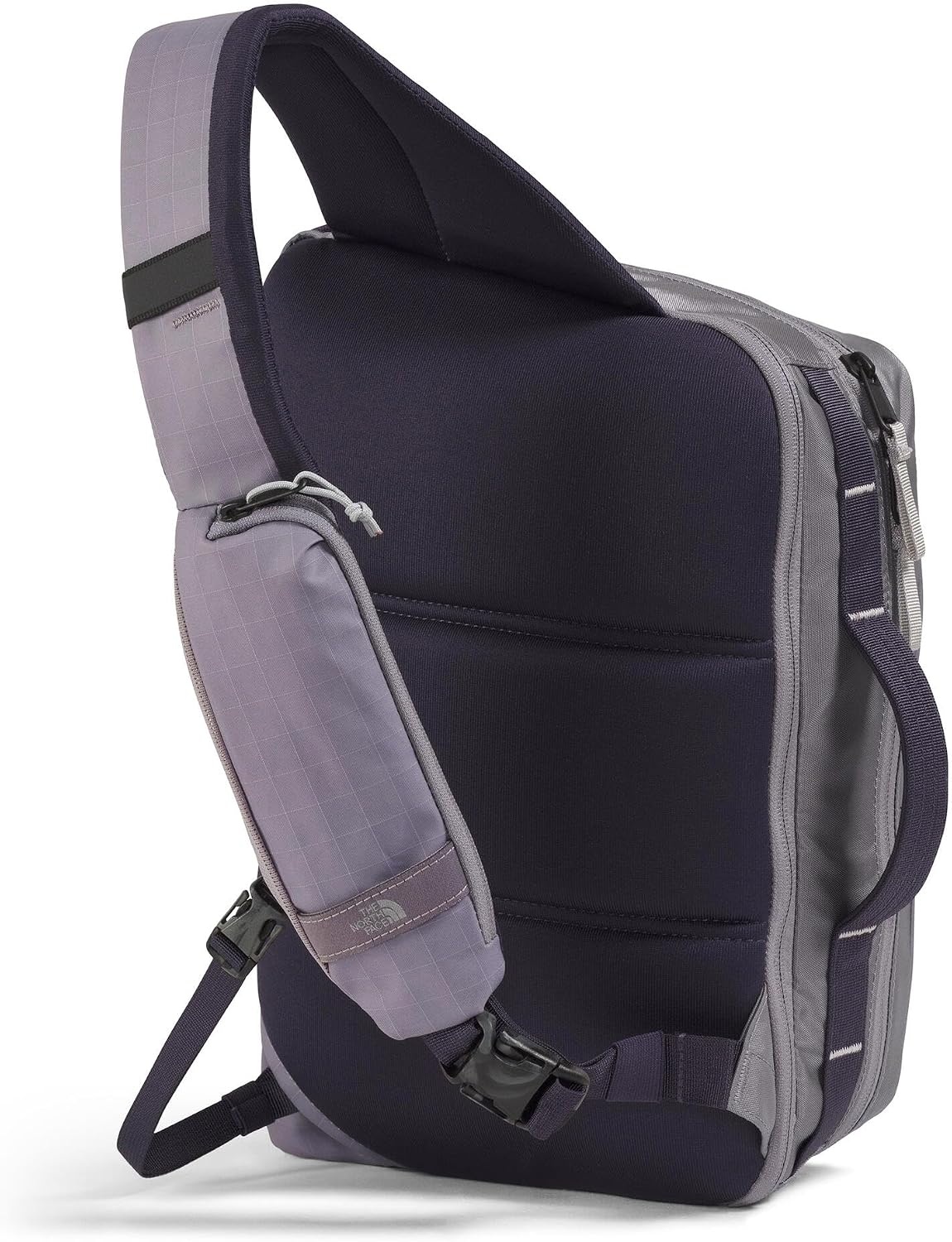 image:imageThe North Face Base Camp Voyager SlingTranscendent GreyEndless DuskHigh Rise Grey
