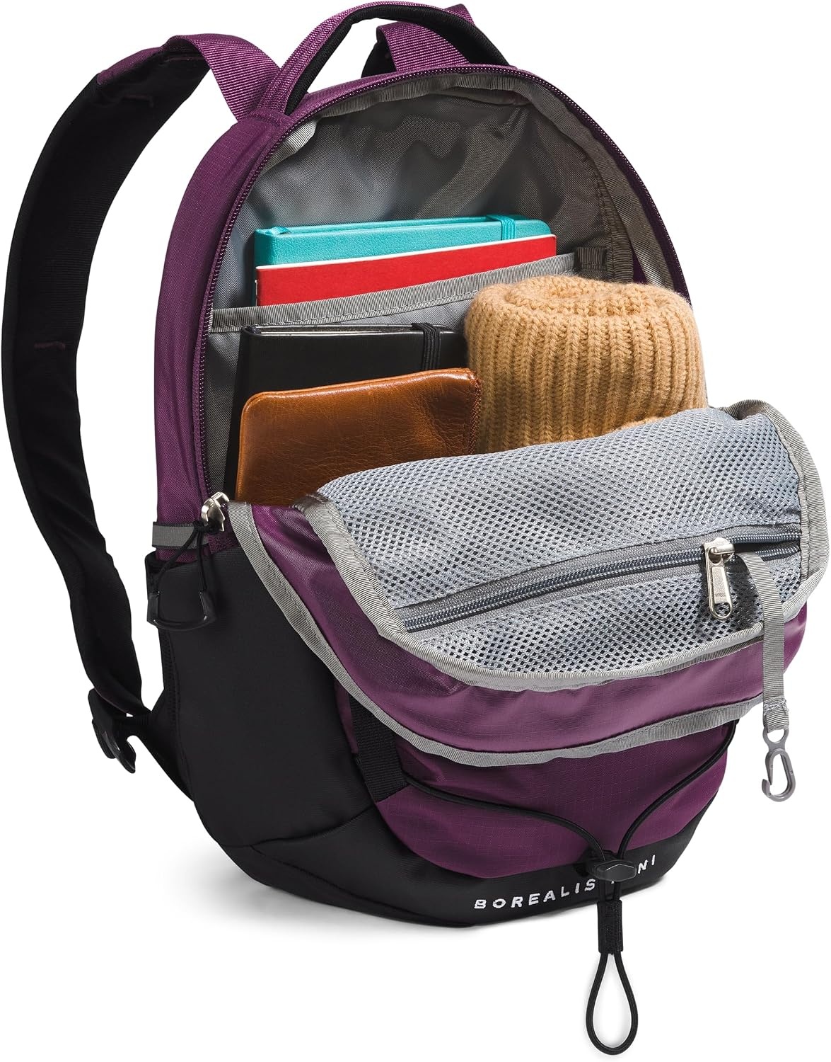 image:imageThe North Face Borealis Mini Backpack White DuneTNF Black One SizeBlack Currant PurpleTnf Black