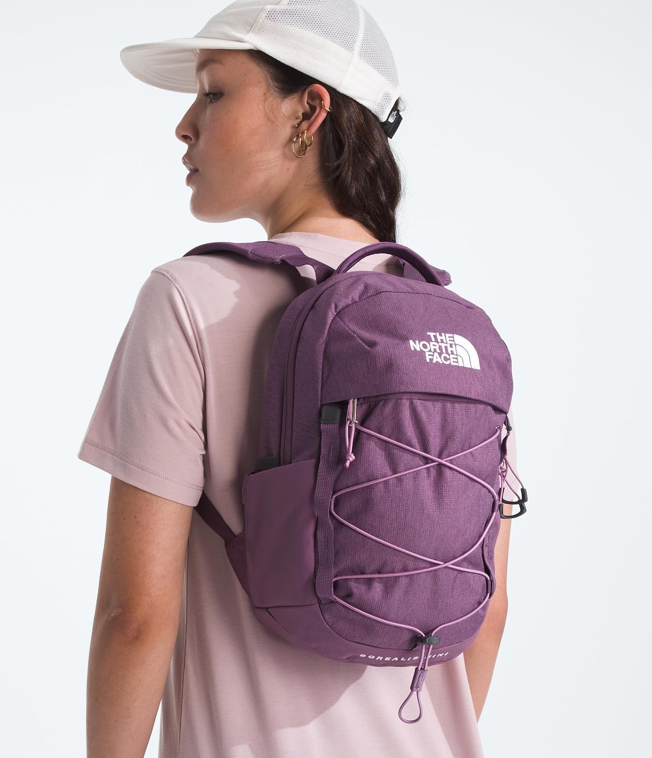 image:imageThe North Face Borealis Mini Backpack White DuneTNF Black One SizeChroma Purple Light HeatherHushed Lavender