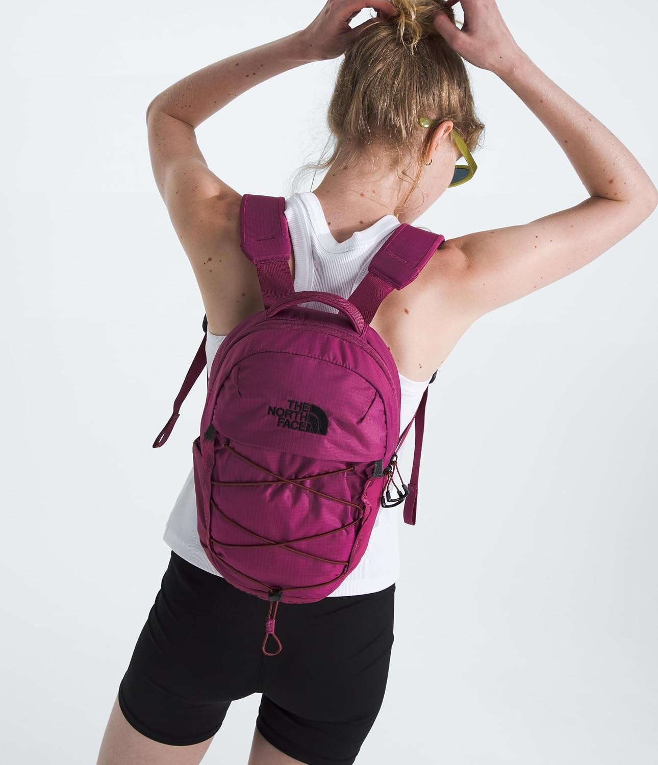 image:imageThe North Face Borealis Mini Backpack White DuneTNF Black One SizeCyber BerrySumac