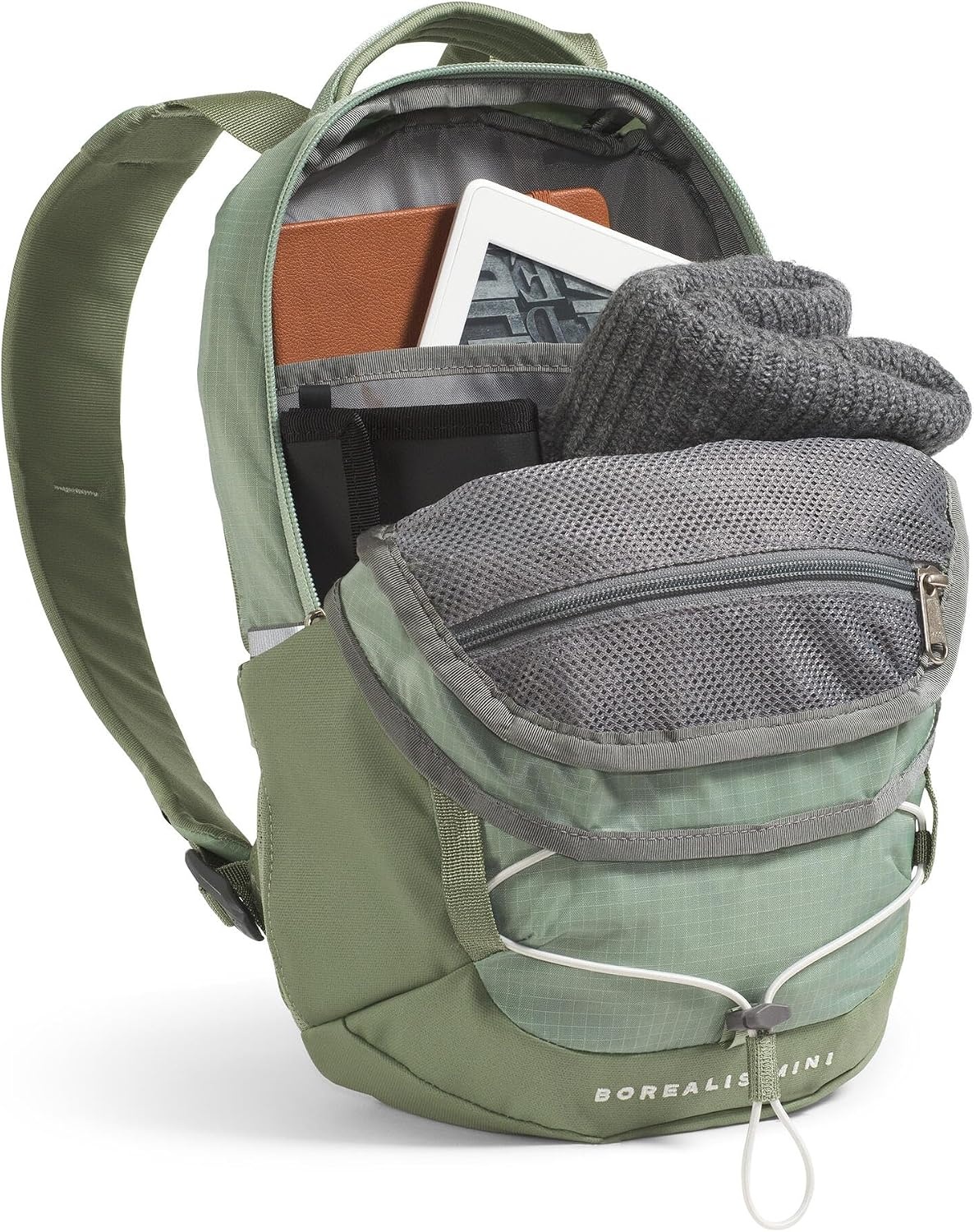 image:imageThe North Face Borealis Mini Backpack White DuneTNF Black One SizeSlate MossBark Mist
