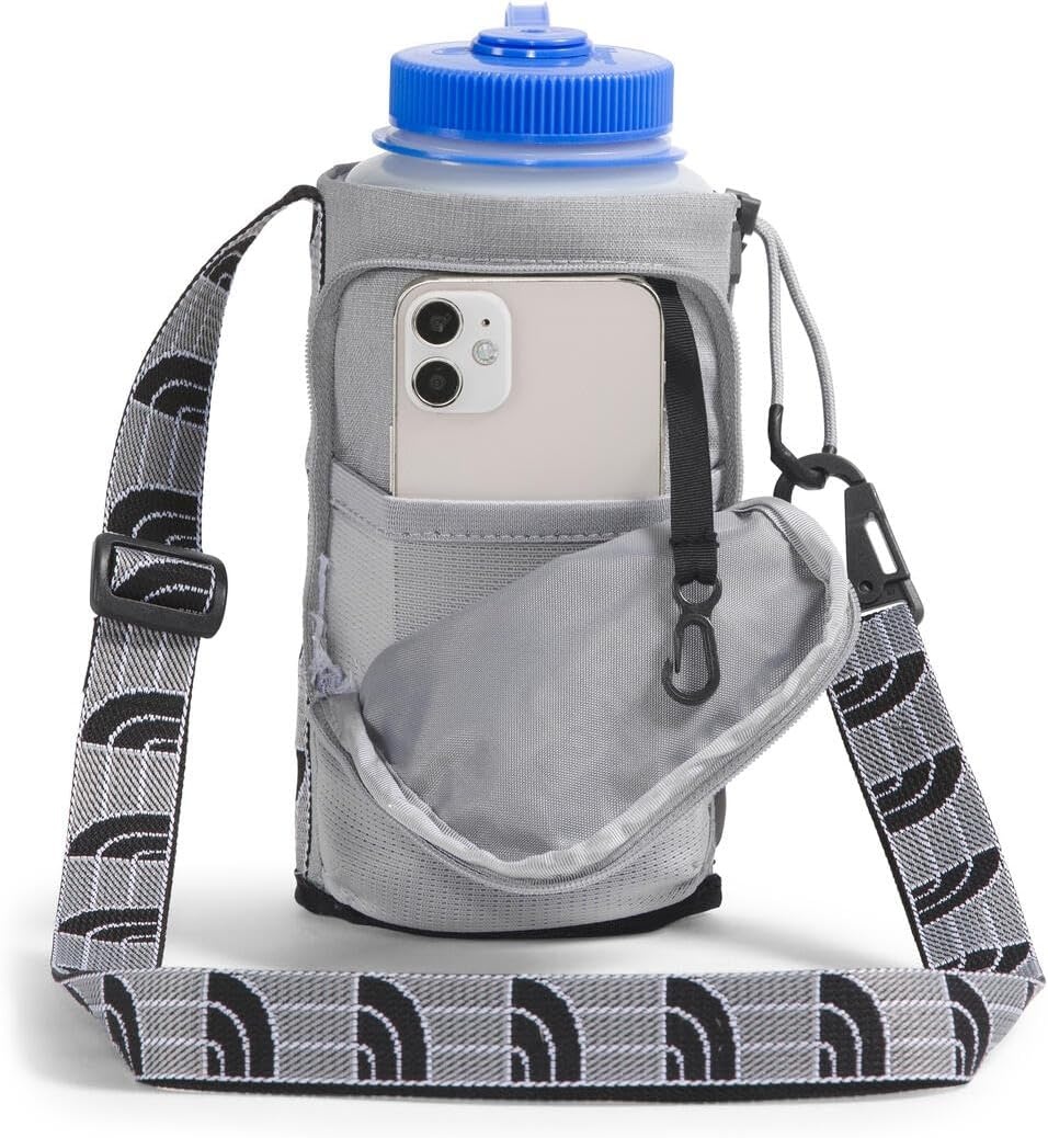 image:imageThe North Face Borealis Water Bottle Holder Adjustable Strap WaterRepellent Finish External Pocket with Key Hook Pale Plum Light HeatherPale Plum One SizeMeld Grey Dark HeatherTnf Blacknpf