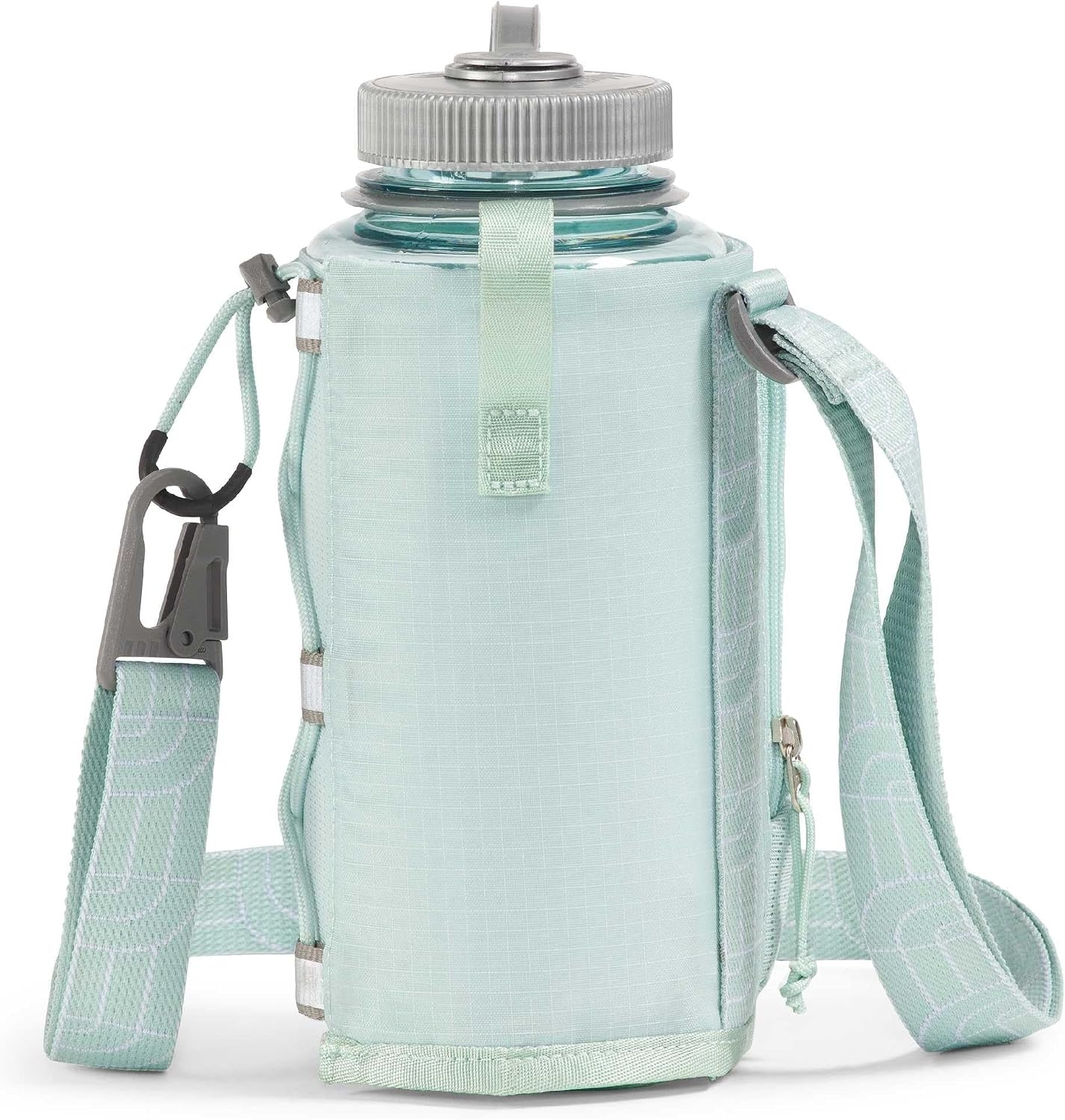 image:imageThe North Face Borealis Water Bottle Holder Adjustable Strap WaterRepellent Finish External Pocket with Key Hook Pale Plum Light HeatherPale Plum One SizeOpal Frost