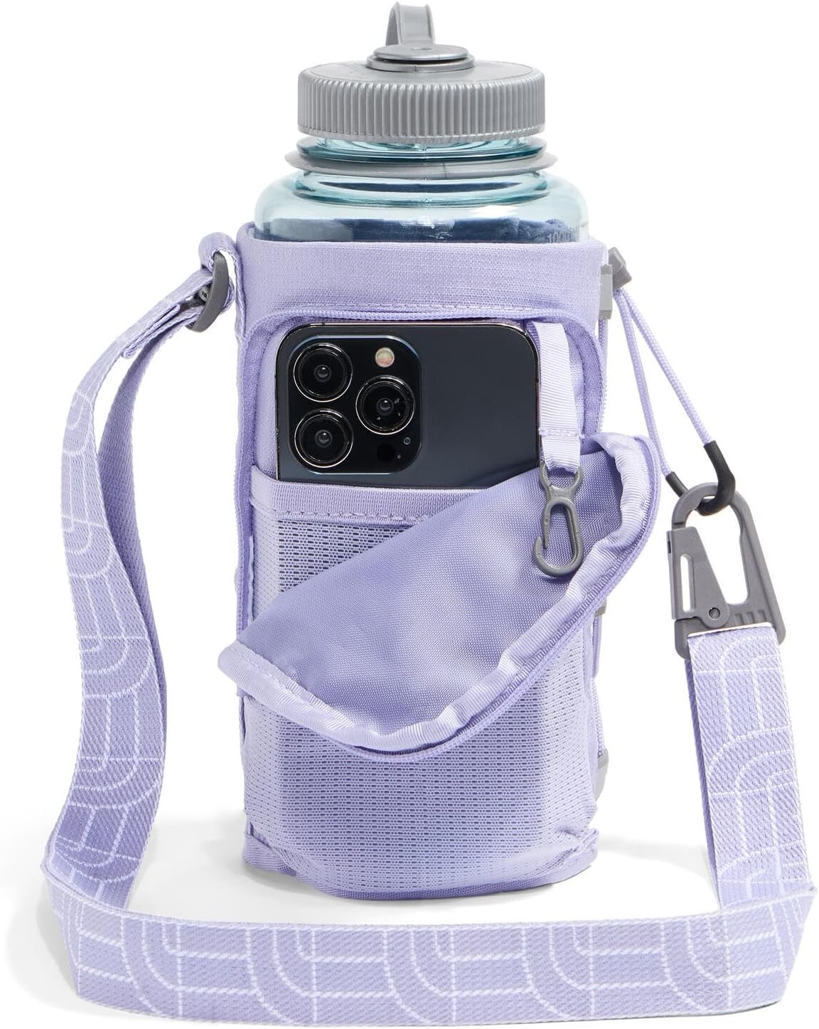 image:imageThe North Face Borealis Water Bottle Holder Adjustable Strap WaterRepellent Finish External Pocket with Key Hook Pale Plum Light HeatherPale Plum One SizePale Plum Light HeatherPale Plum
