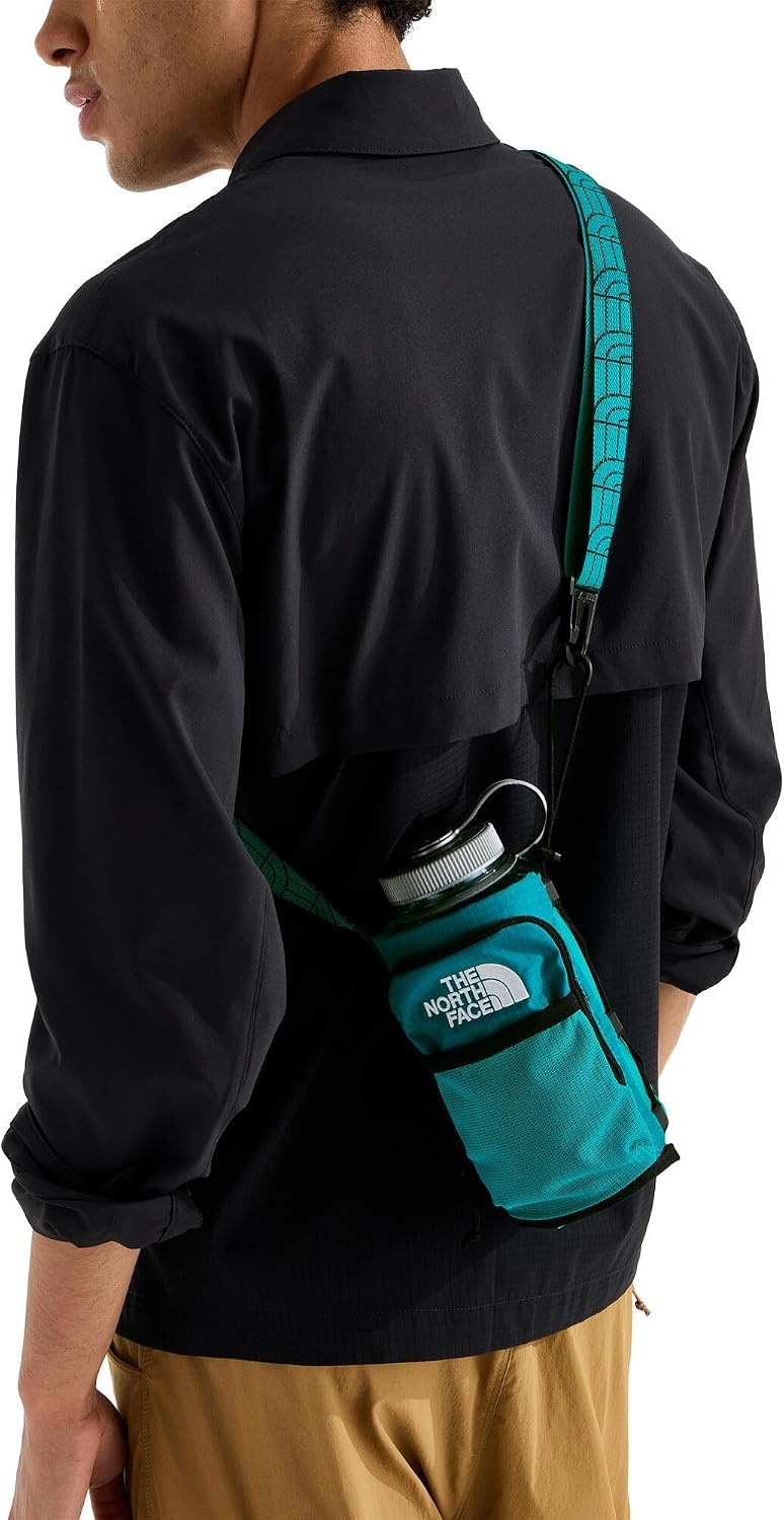 image:imageThe North Face Borealis Water Bottle Holder Adjustable Strap WaterRepellent Finish External Pocket with Key Hook Pale Plum Light HeatherPale Plum One SizeRestorative TealTNF Black