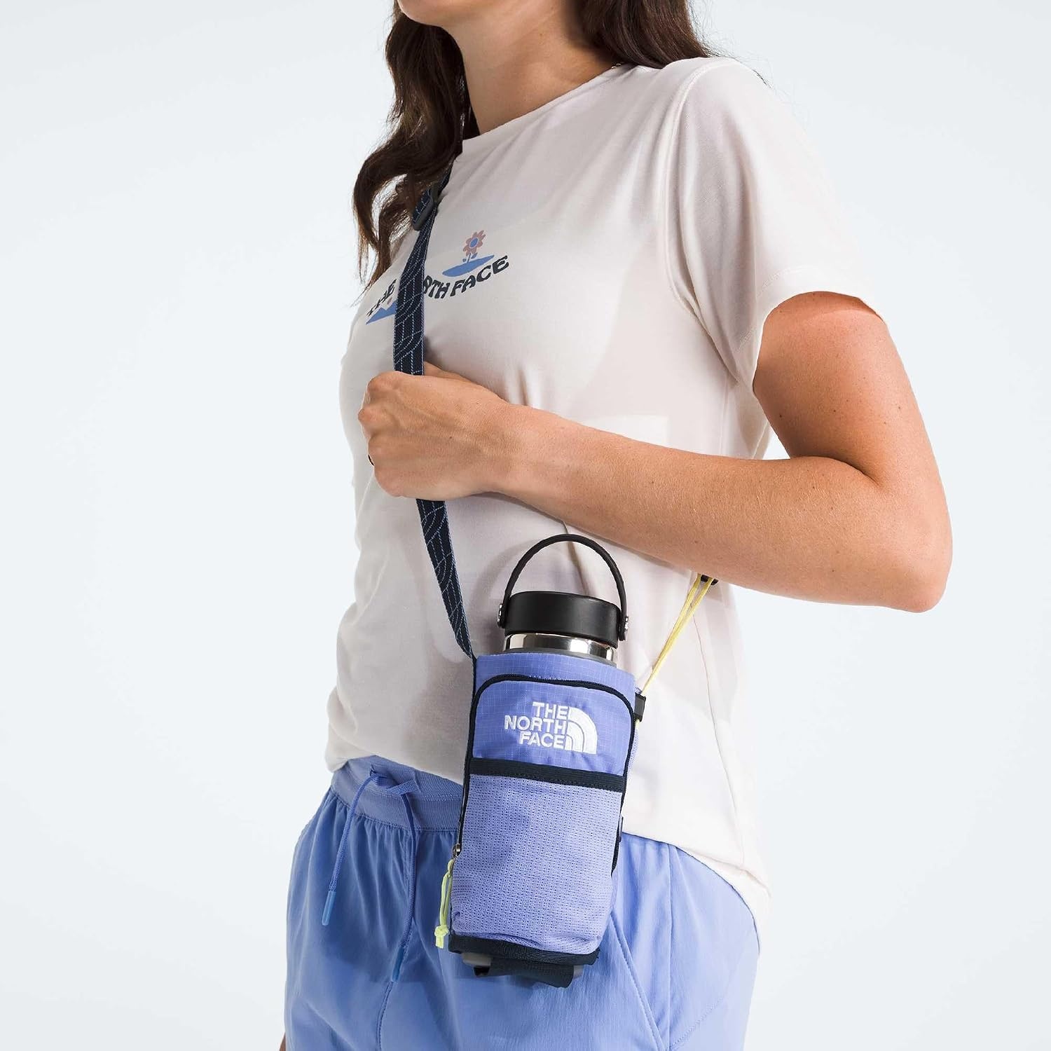 image:imageThe North Face Borealis Water Bottle Holder Adjustable Strap WaterRepellent Finish External Pocket with Key Hook Pale Plum Light HeatherPale Plum One SizePeriwinkle GlowSummit NavyLemon Mist