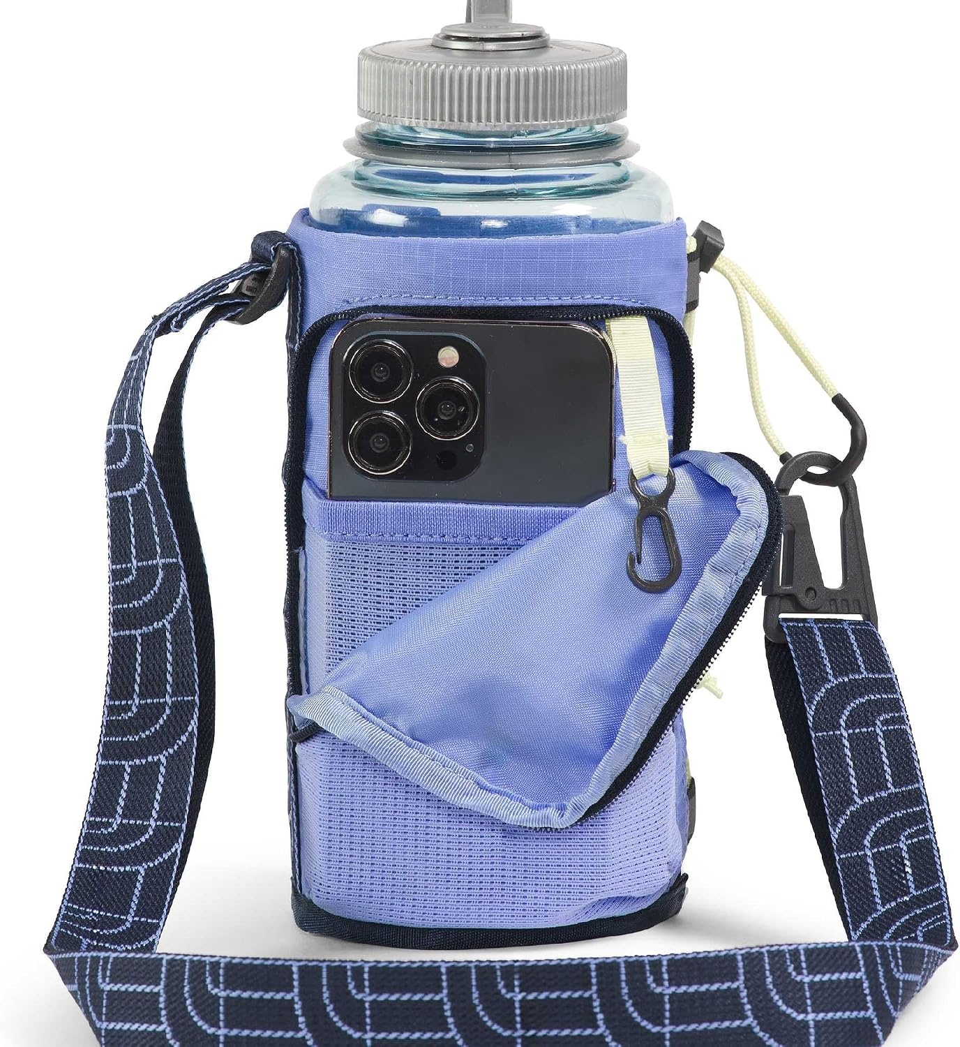 image:imageThe North Face Borealis Water Bottle Holder Adjustable Strap WaterRepellent Finish External Pocket with Key Hook Pale Plum Light HeatherPale Plum One SizePeriwinkle GlowSummit NavyLemon Mist
