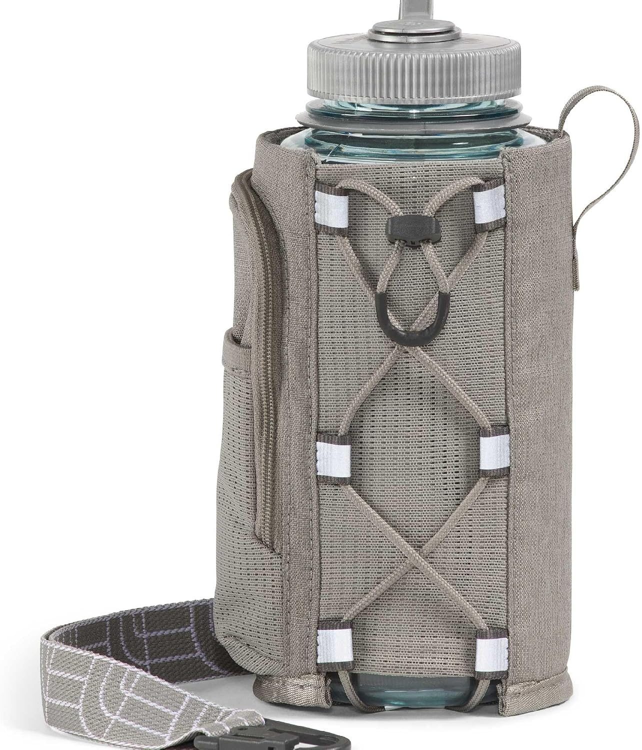 image:imageThe North Face Borealis Water Bottle Holder Adjustable Strap WaterRepellent Finish External Pocket with Key Hook Pale Plum Light HeatherPale Plum One SizeStone Slab Light HeatherStone Slab