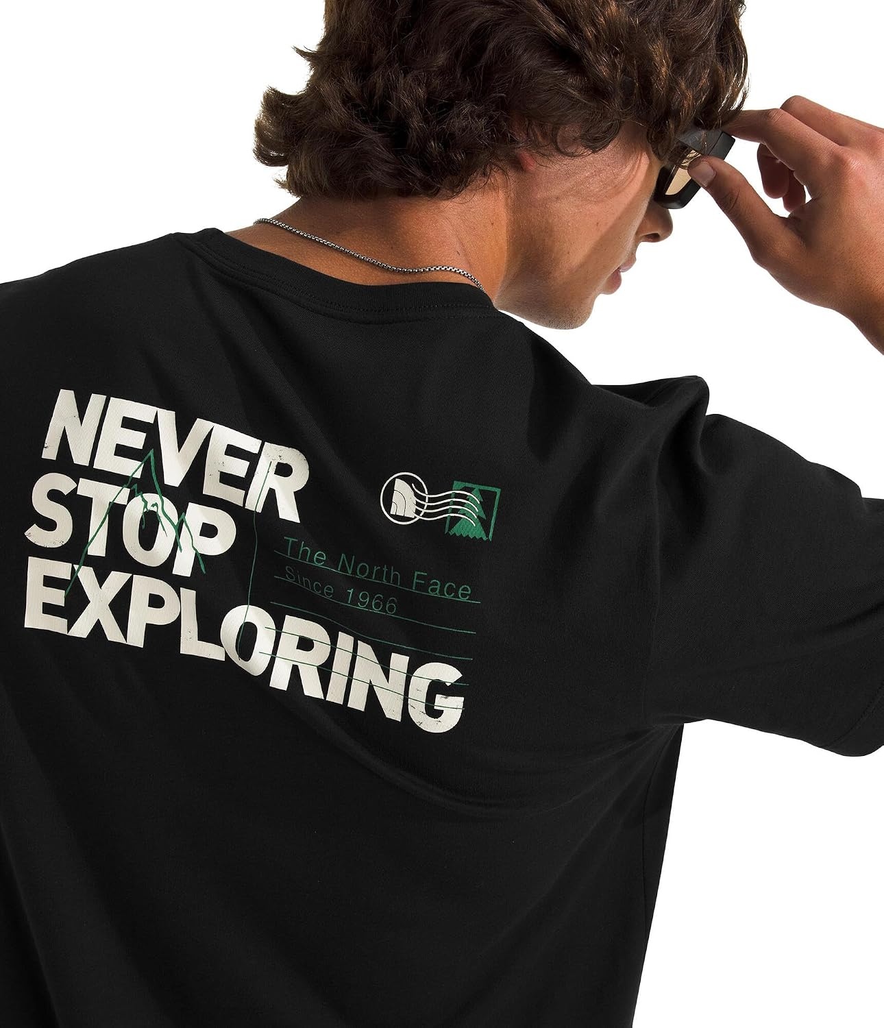 image:imageThe North Face Geodome Regular Short Sleeve TeeTnf Black Never Stop Postcard